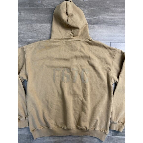 Fear Of God FG7C Hoodie Men Large Beige Sweatshirt Seventh Collection - Picture 12 of 16